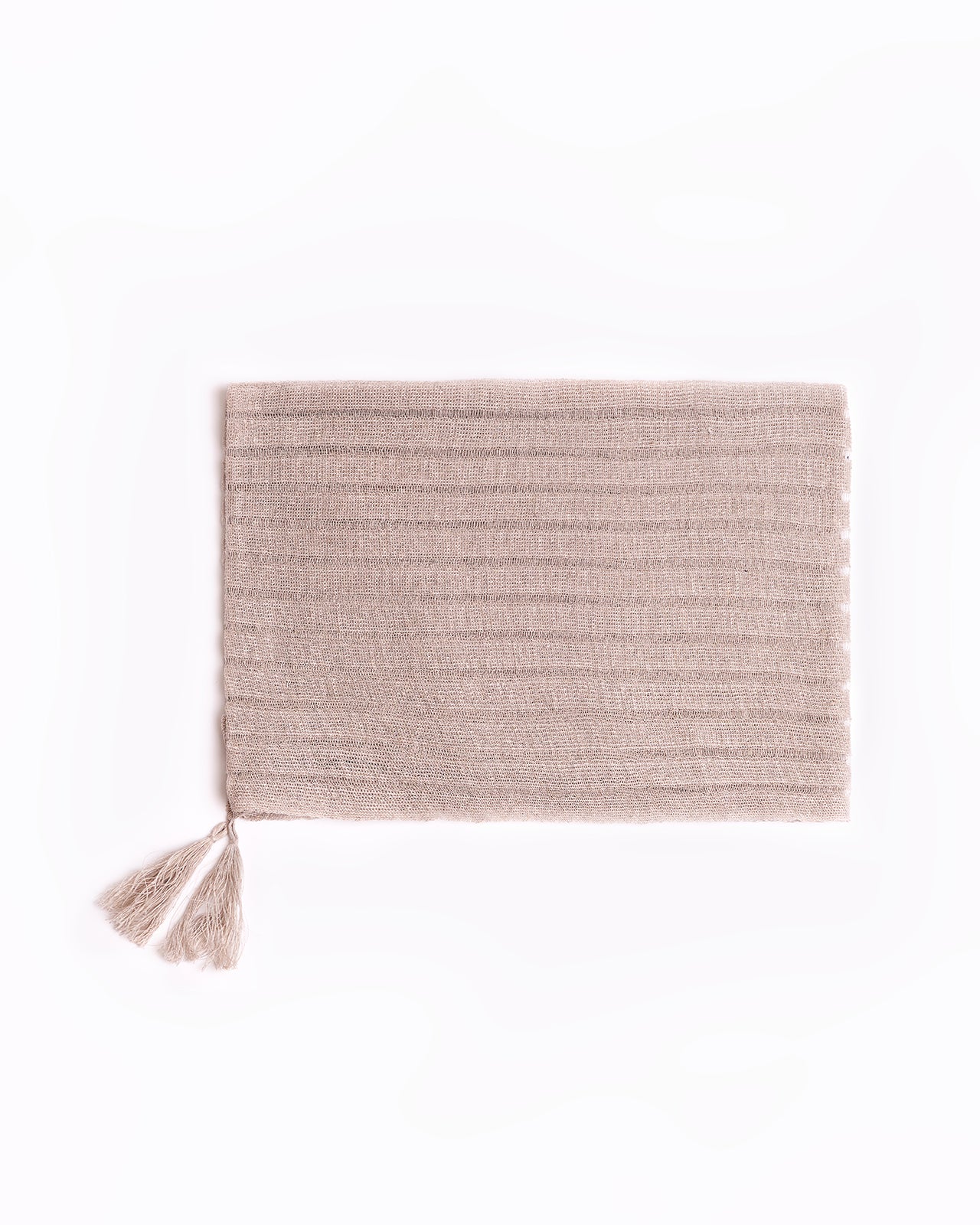 Valga striped linen poncho