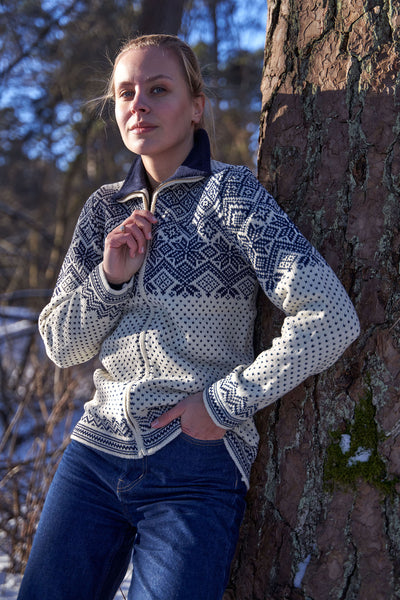 Vilo Damen-Cardigan mit Reißverschluss