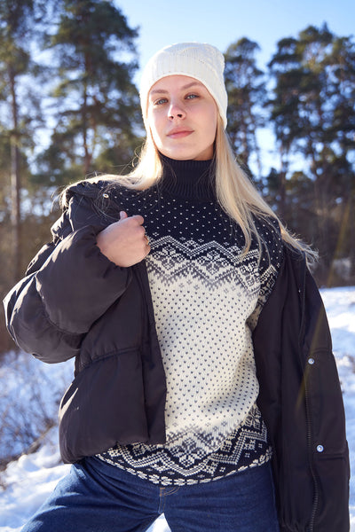Irboska Damenpullover mit Stehkragen
