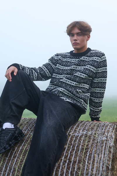 Faroe men's round neck sweater