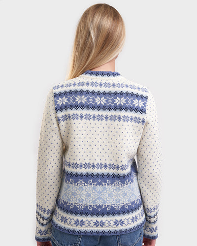 Tori jacquard knit cardigan