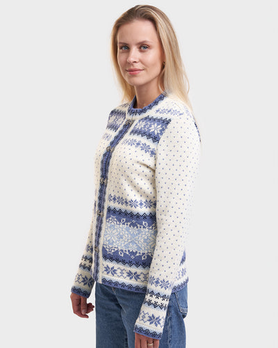 Tori jacquard knit cardigan