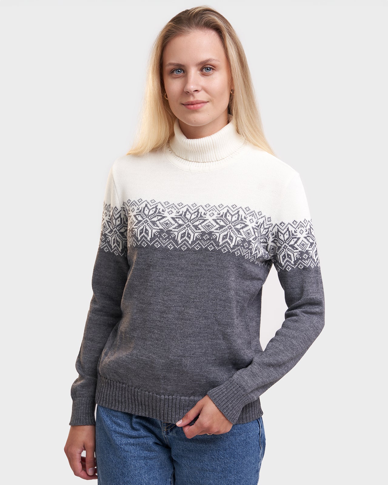 Vormsi unisex high neck sweater