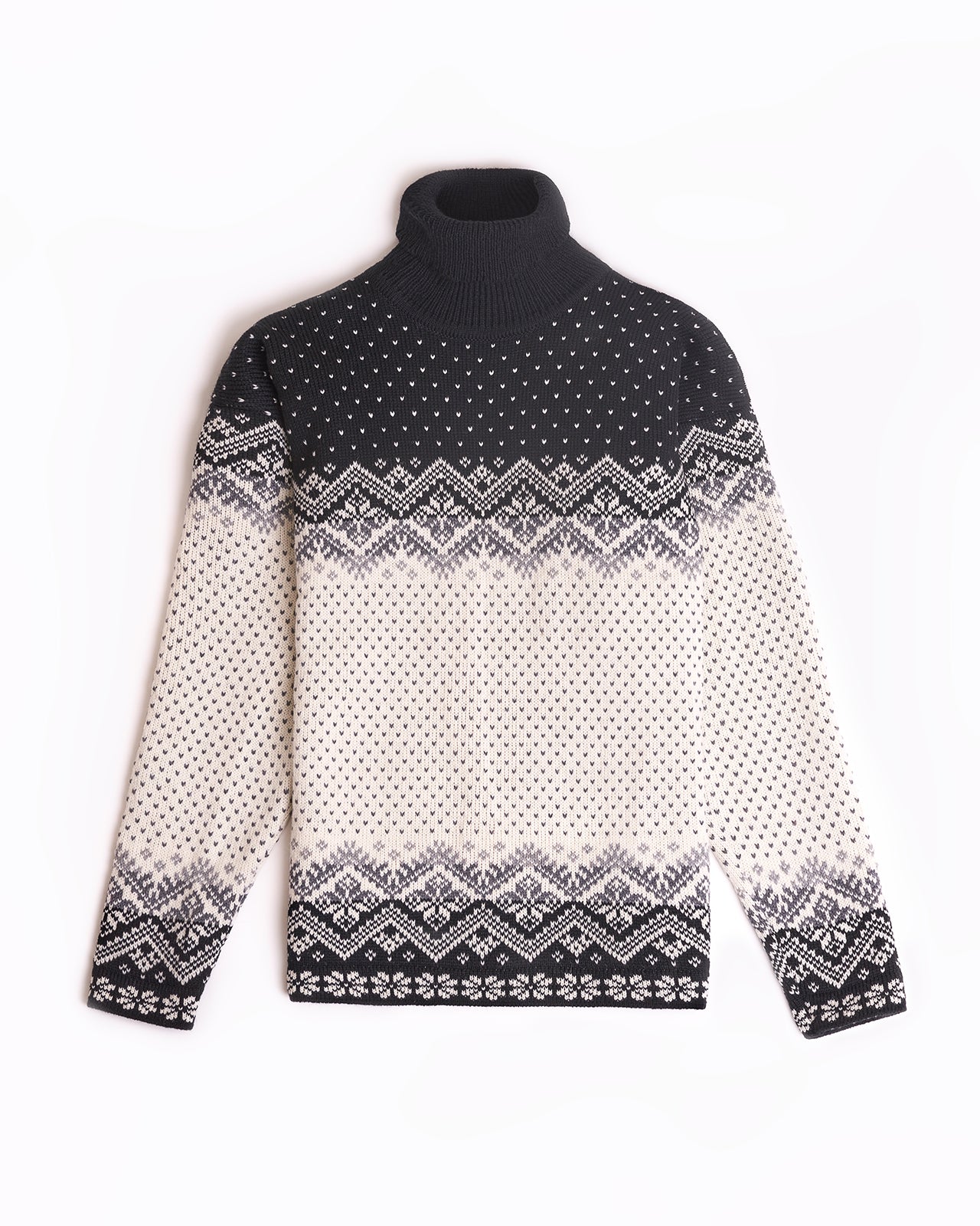 wool men's high neck sweater