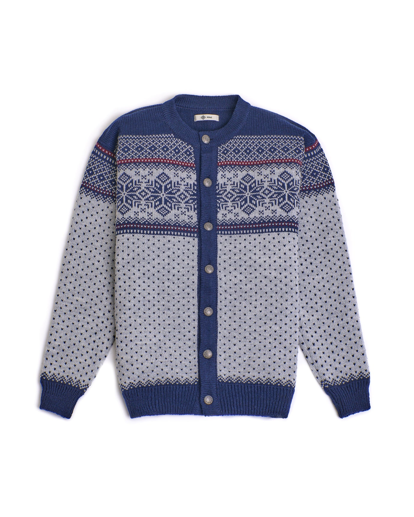 Lusekofte men's buttoned cardigan