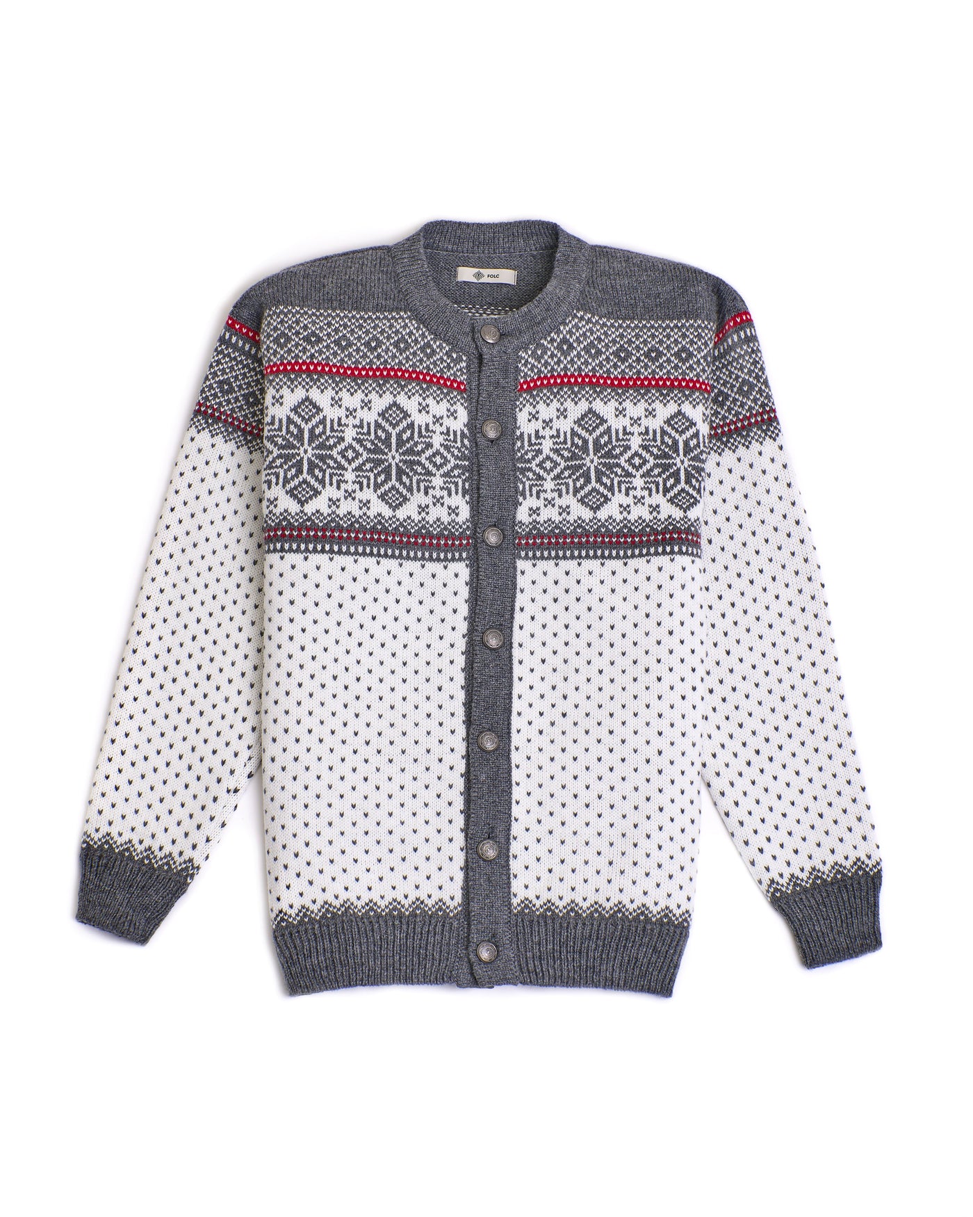Lusekofte men's buttoned cardigan