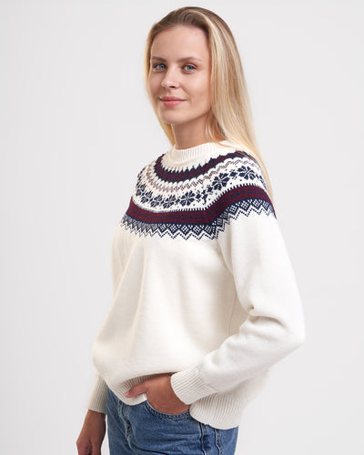 Ruhnu women's yoke sweater