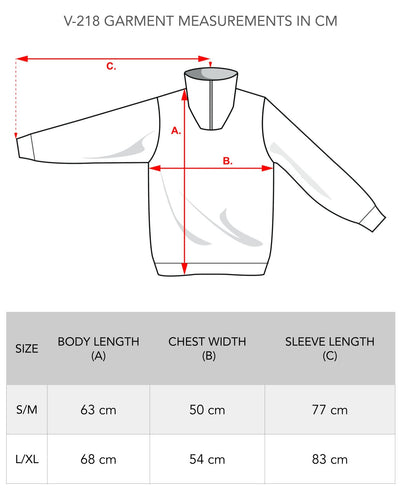 Eivere alpaca honeycomb sweater size chart