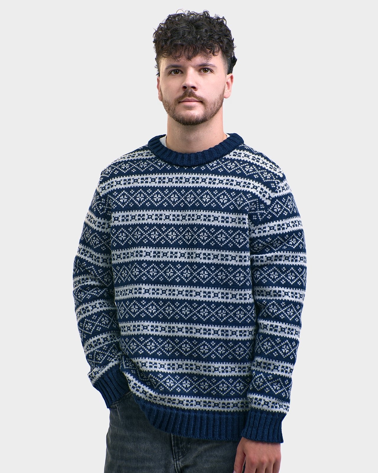 Faroe men's round neck sweater