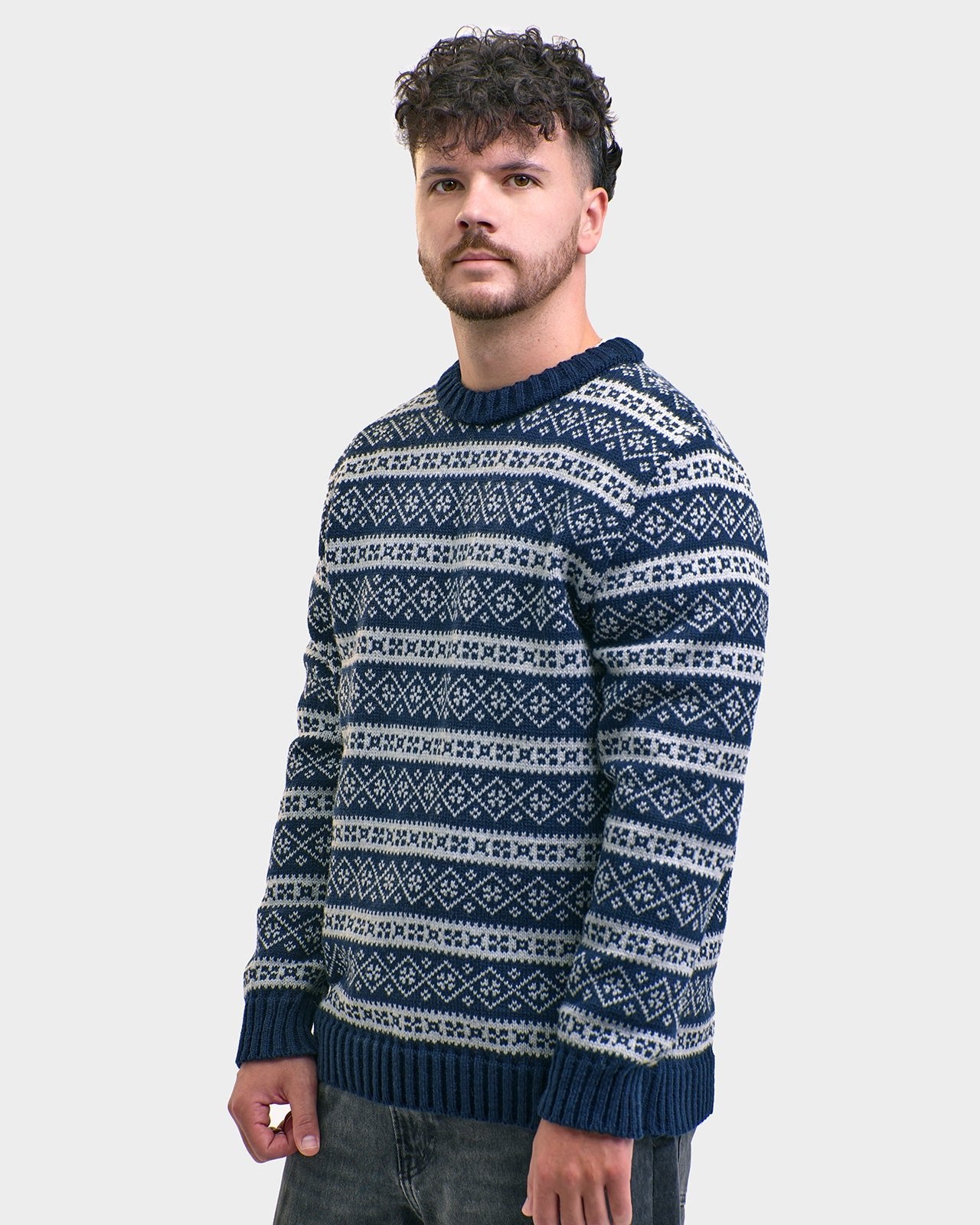 Faroe men's round neck sweater