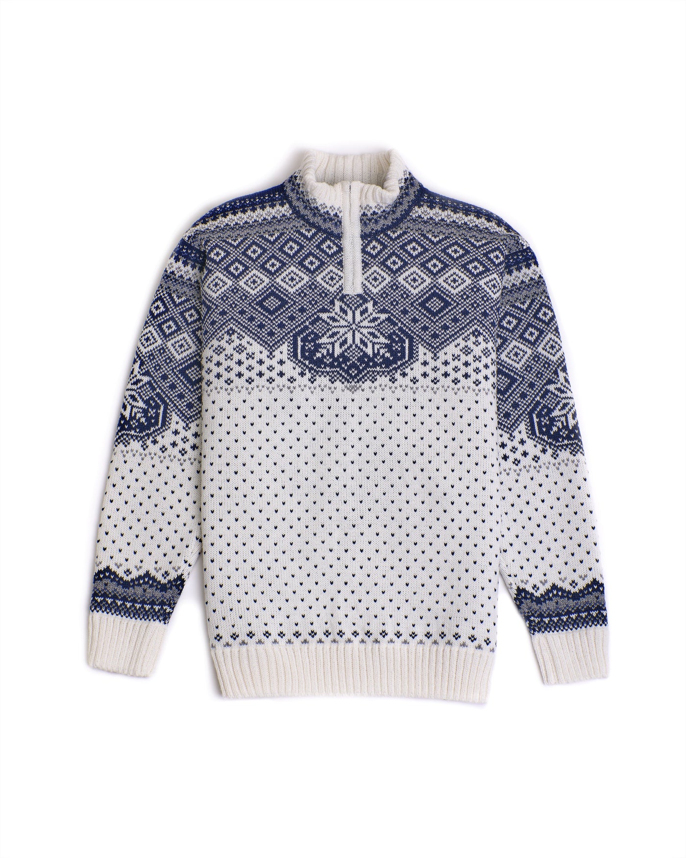 Voss men's zip-neck sweater