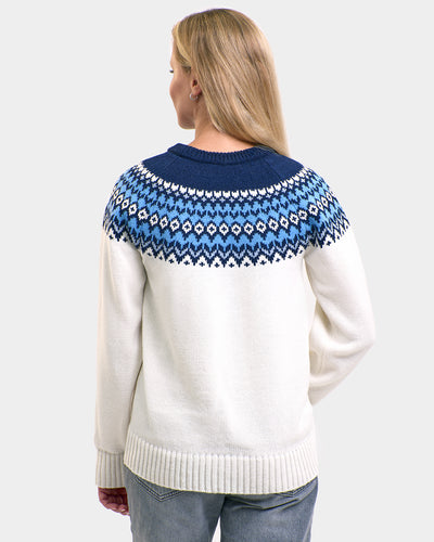 Lopapeysa women's yoke sweater