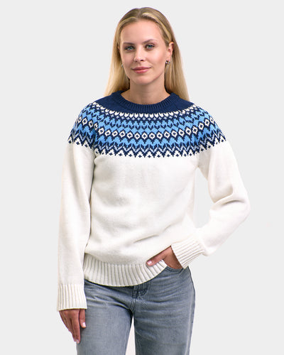 Lopapeysa women's yoke sweater