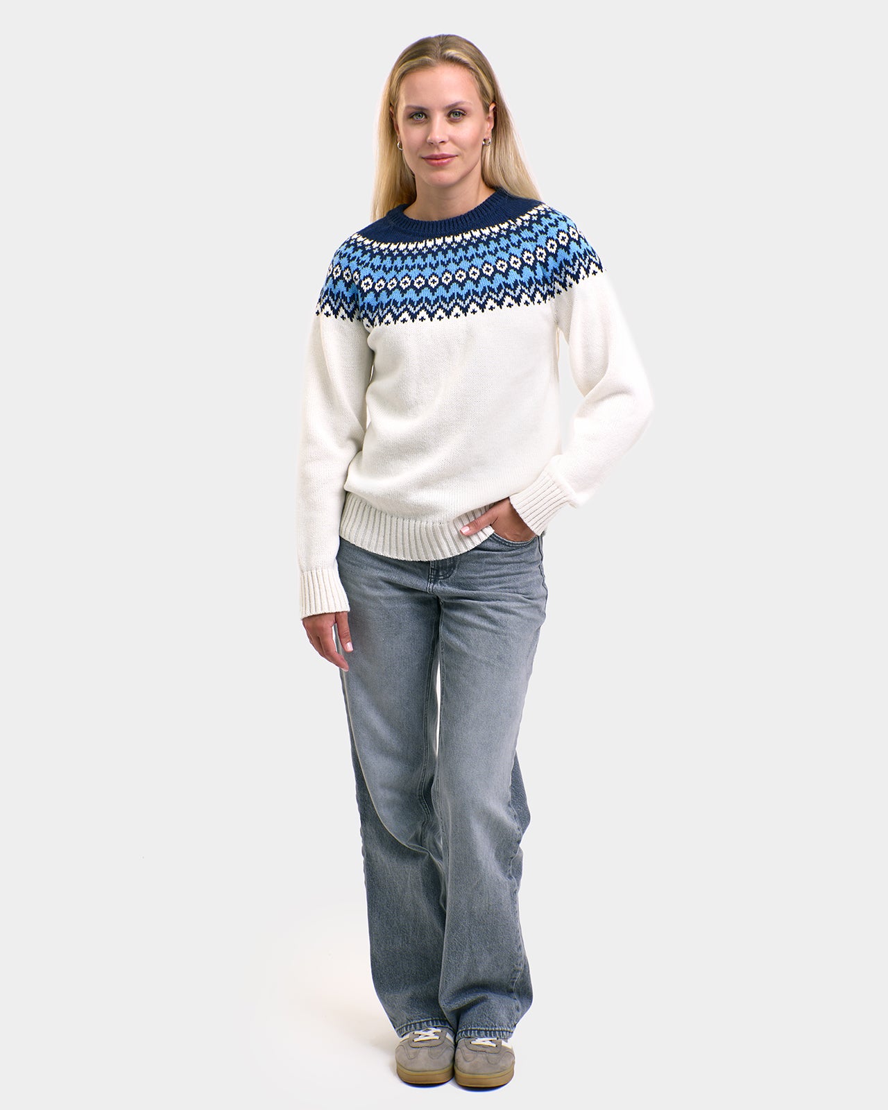 Lopapeysa women's yoke sweater