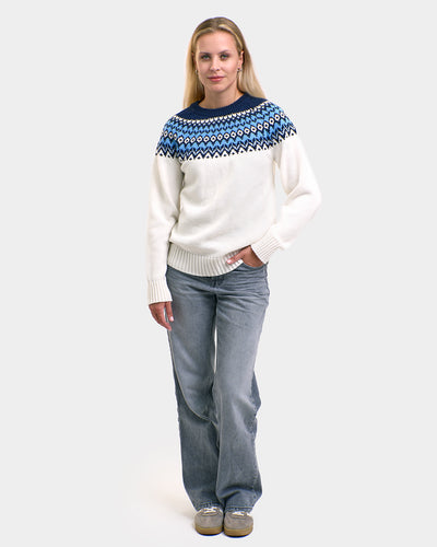 Lopapeysa women's yoke sweater