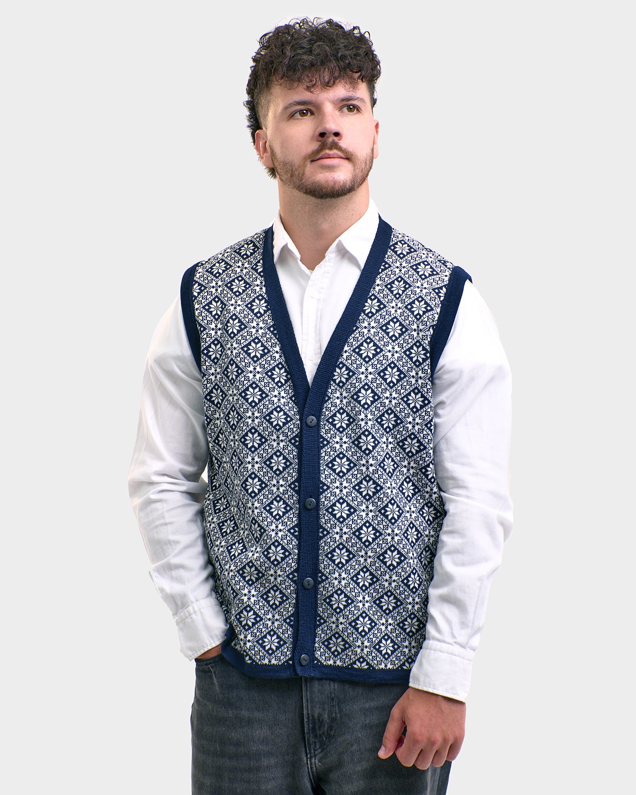 Hiiu men's merino vest