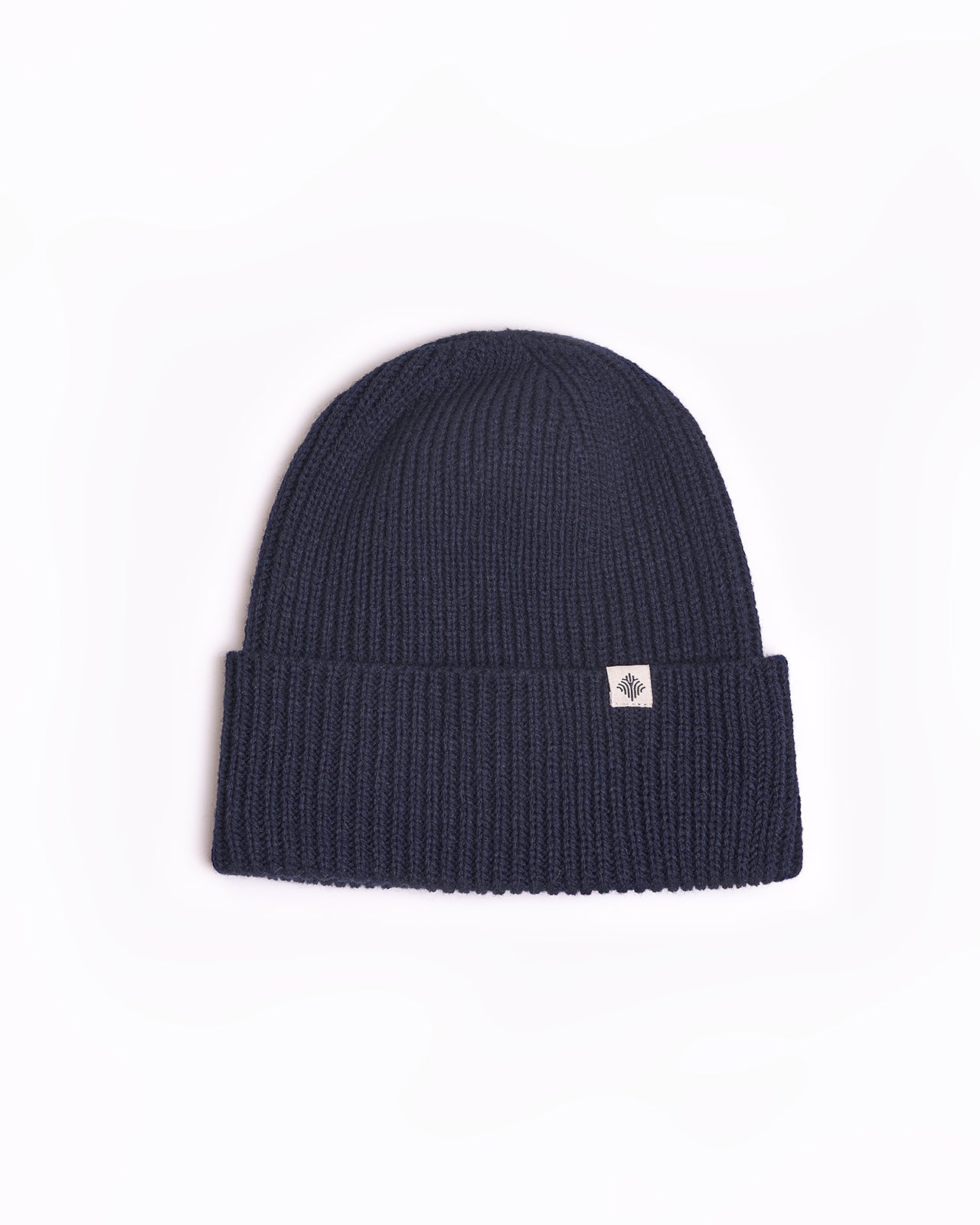 navy wool hat