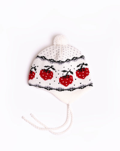 white wool kid's hat