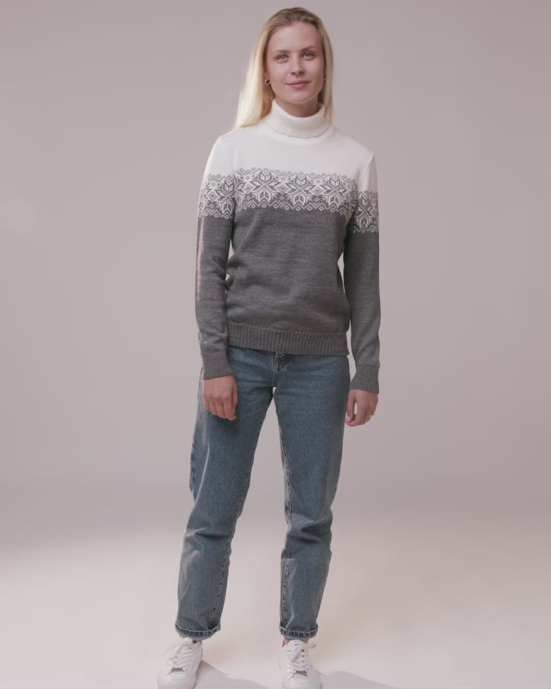 Vormsi unisex high neck sweater