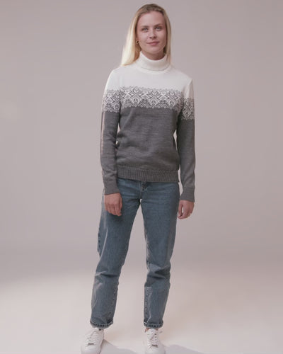 Vormsi unisex high neck sweater