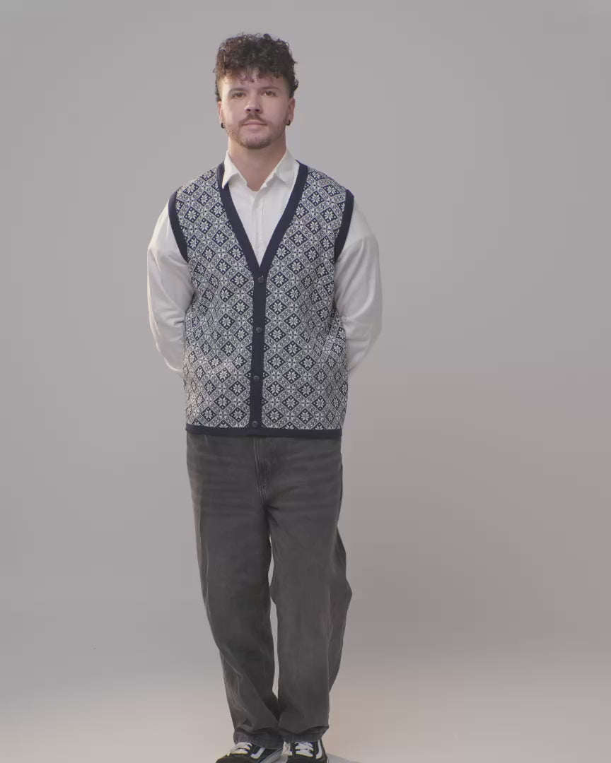Hiiu men's merino vest