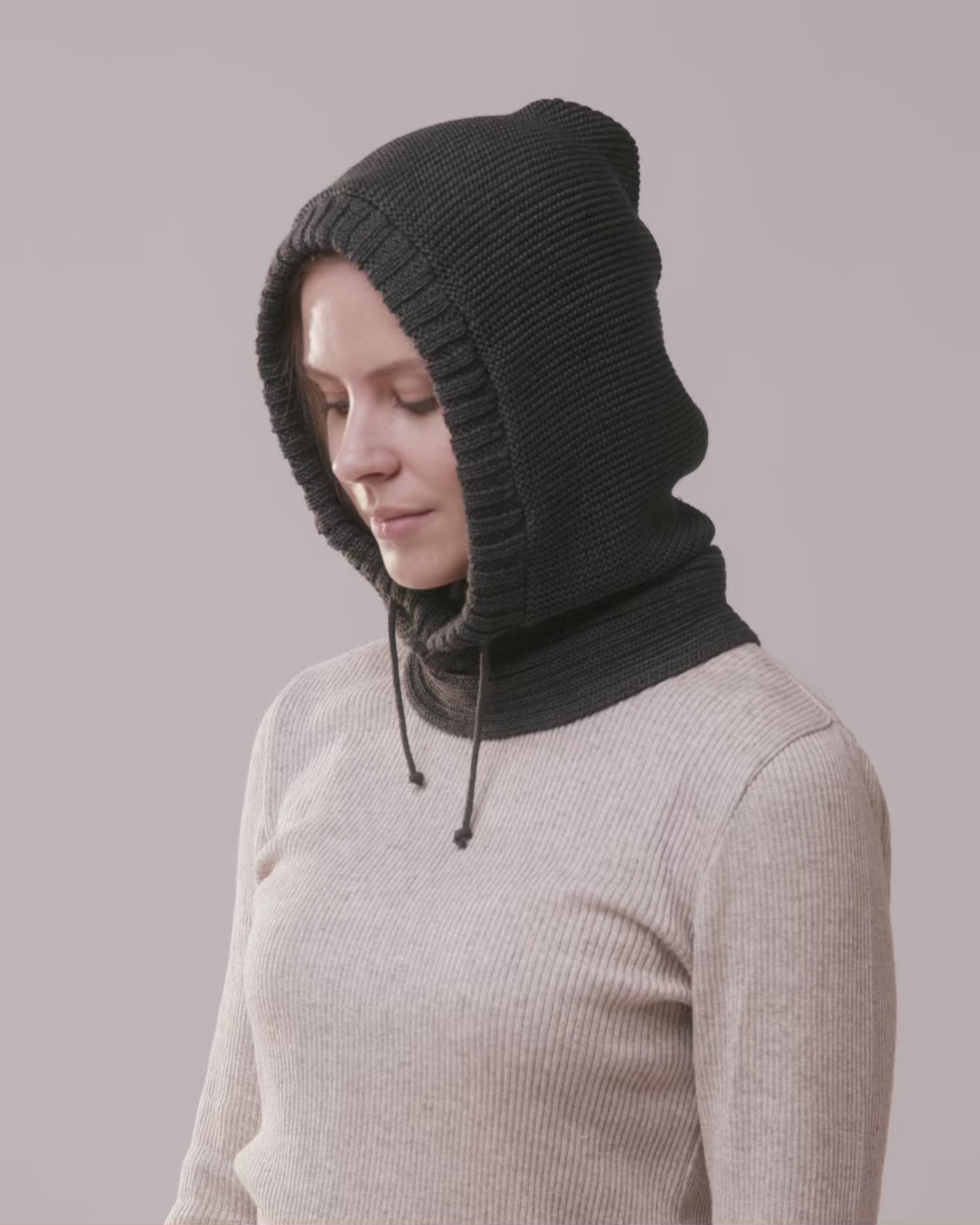 Risti knitted balaclava hood