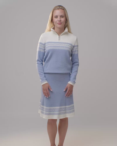 Marius midi merino skirt