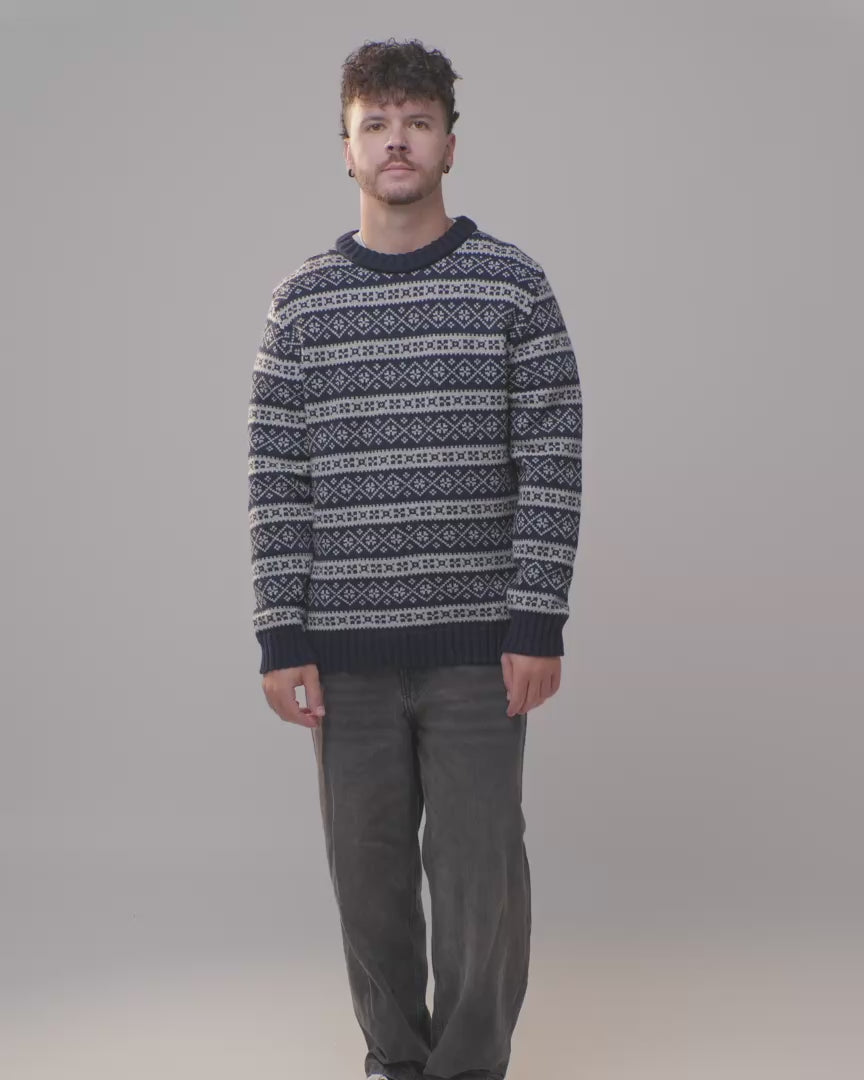 Faroe men's round neck sweater