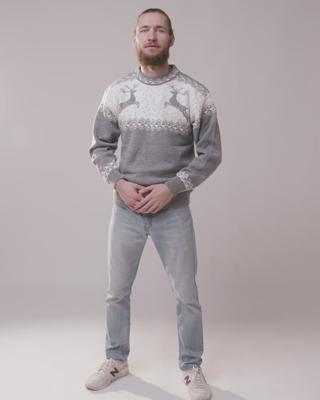 Reindeer oversized jumper