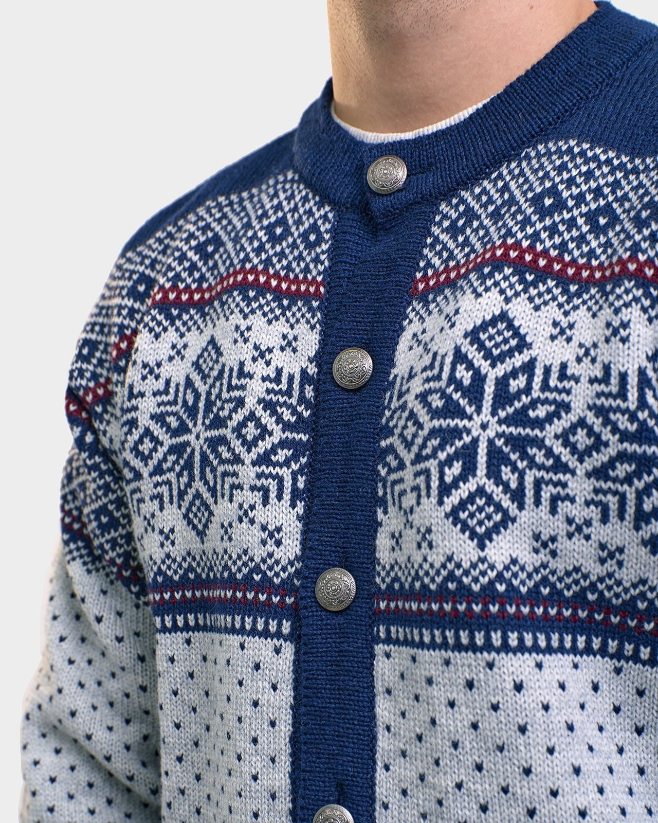Lusekofte men's buttoned cardigan