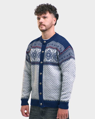 Lusekofte men's buttoned cardigan