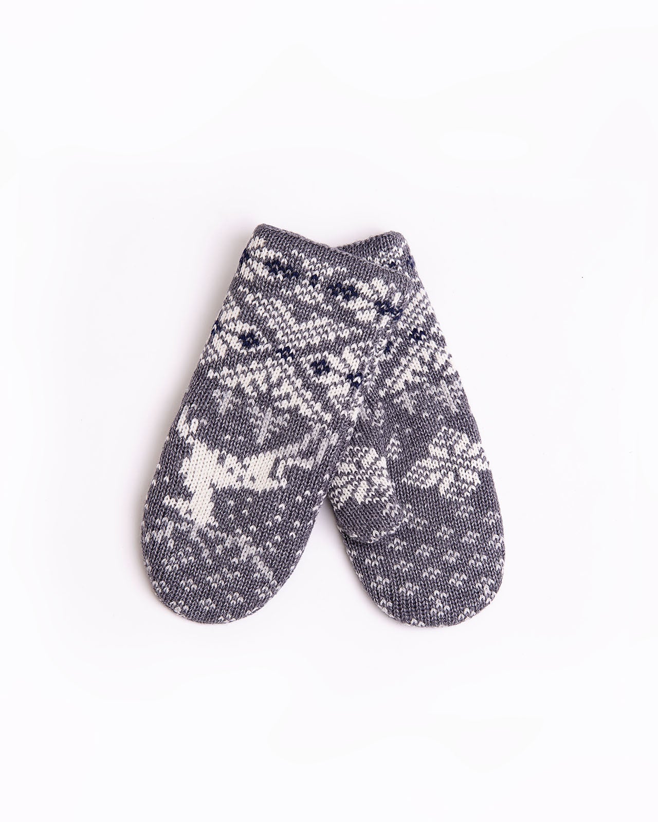 Wool christmas mittens