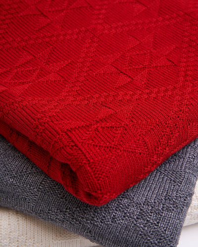 Traditional wool throw