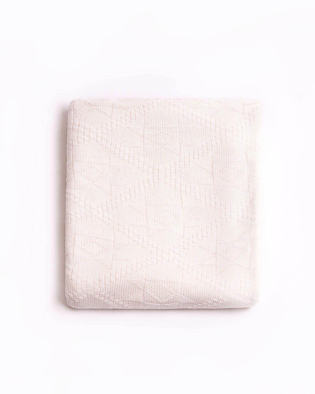 White wool throw