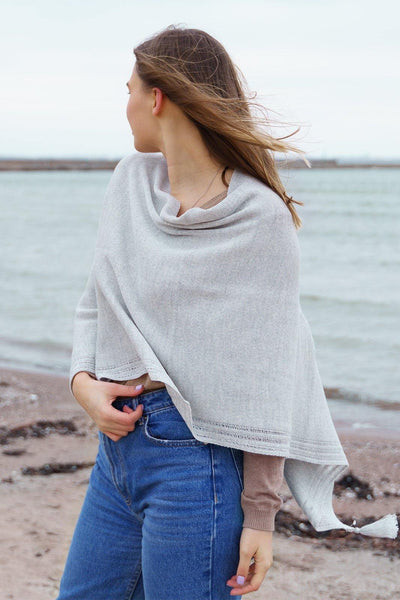 Keila multi-wear solid poncho