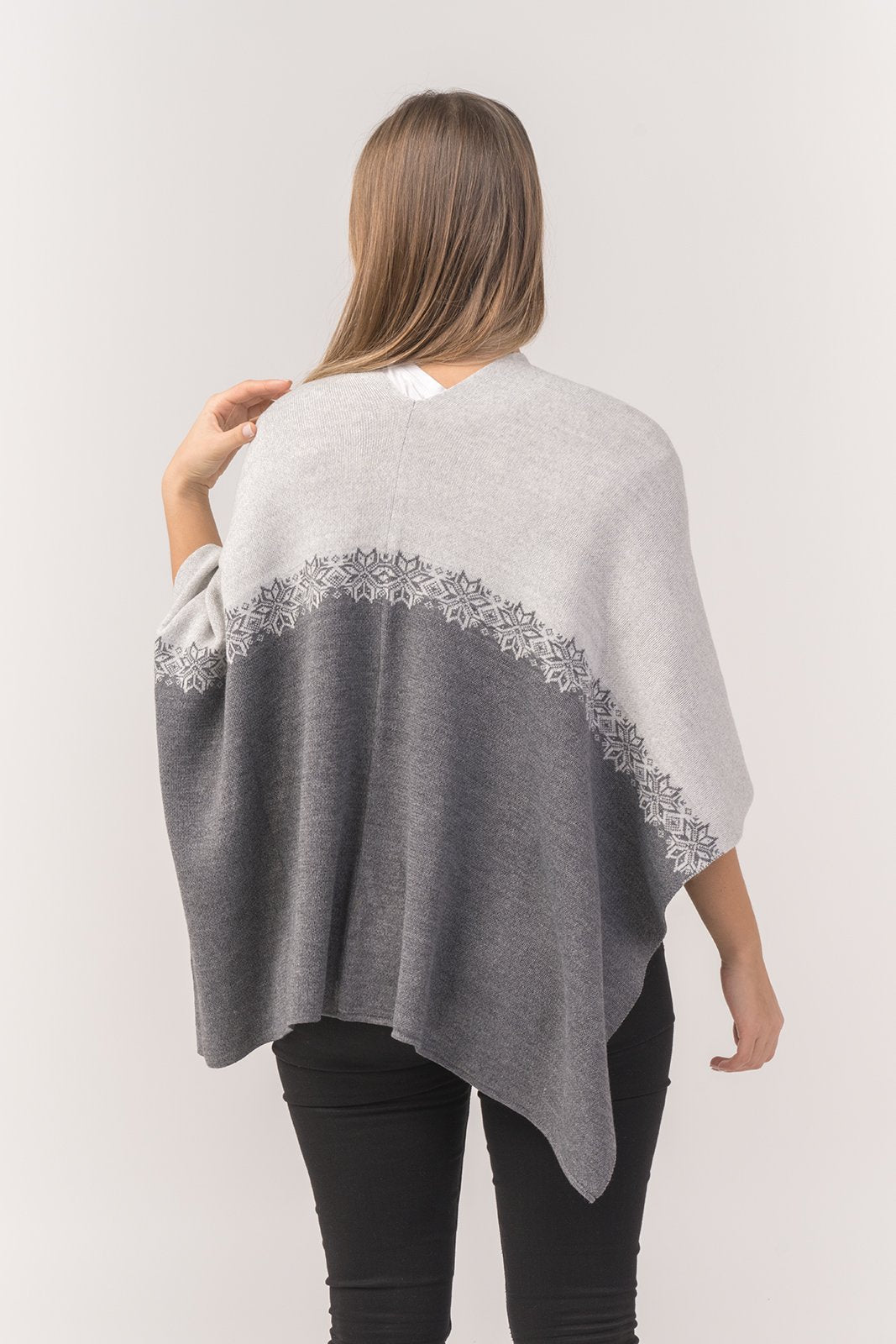 Vormsi merino poncho - Natural Style Estonia