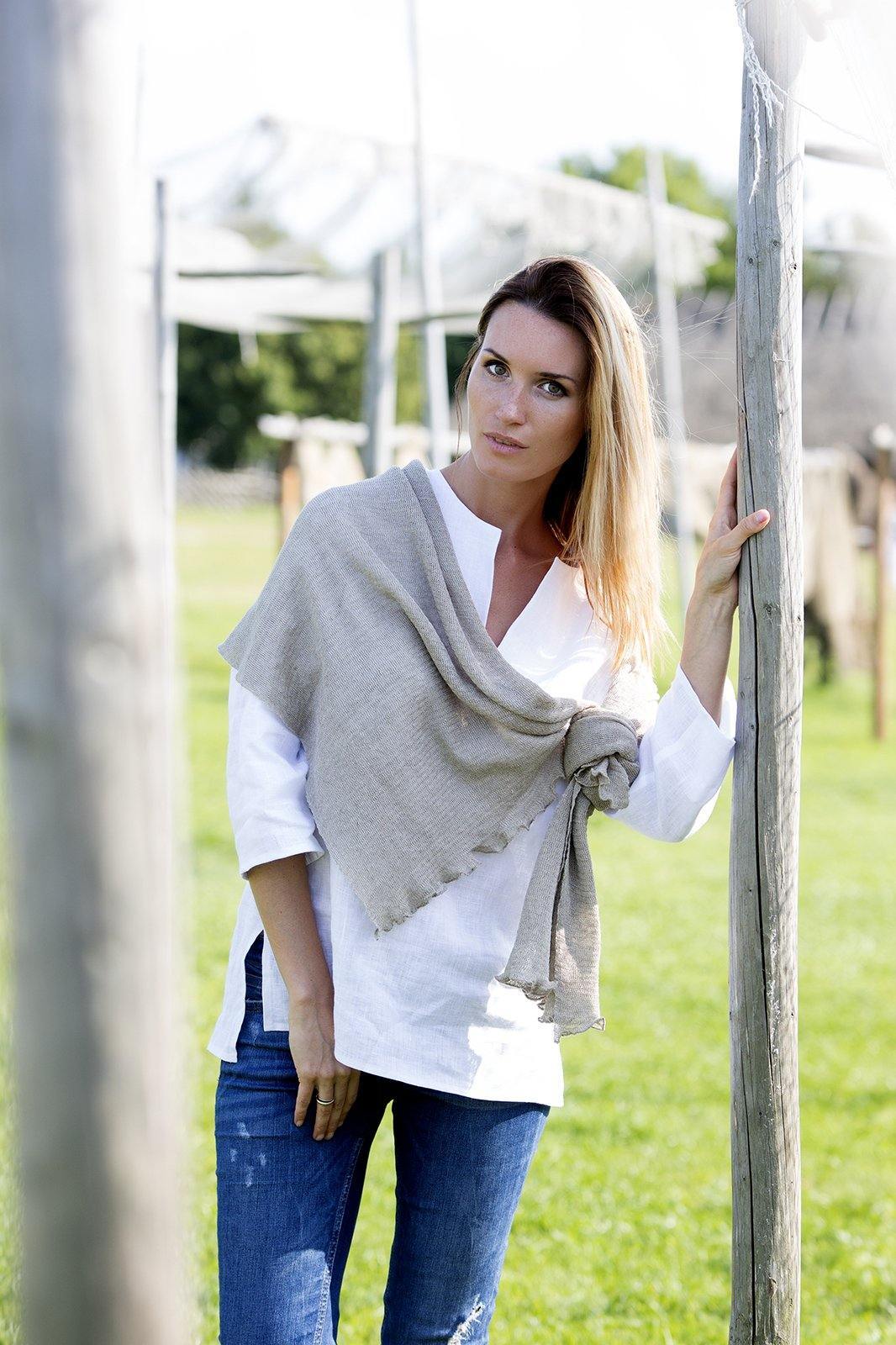 Äksi linen scarf - FOLC