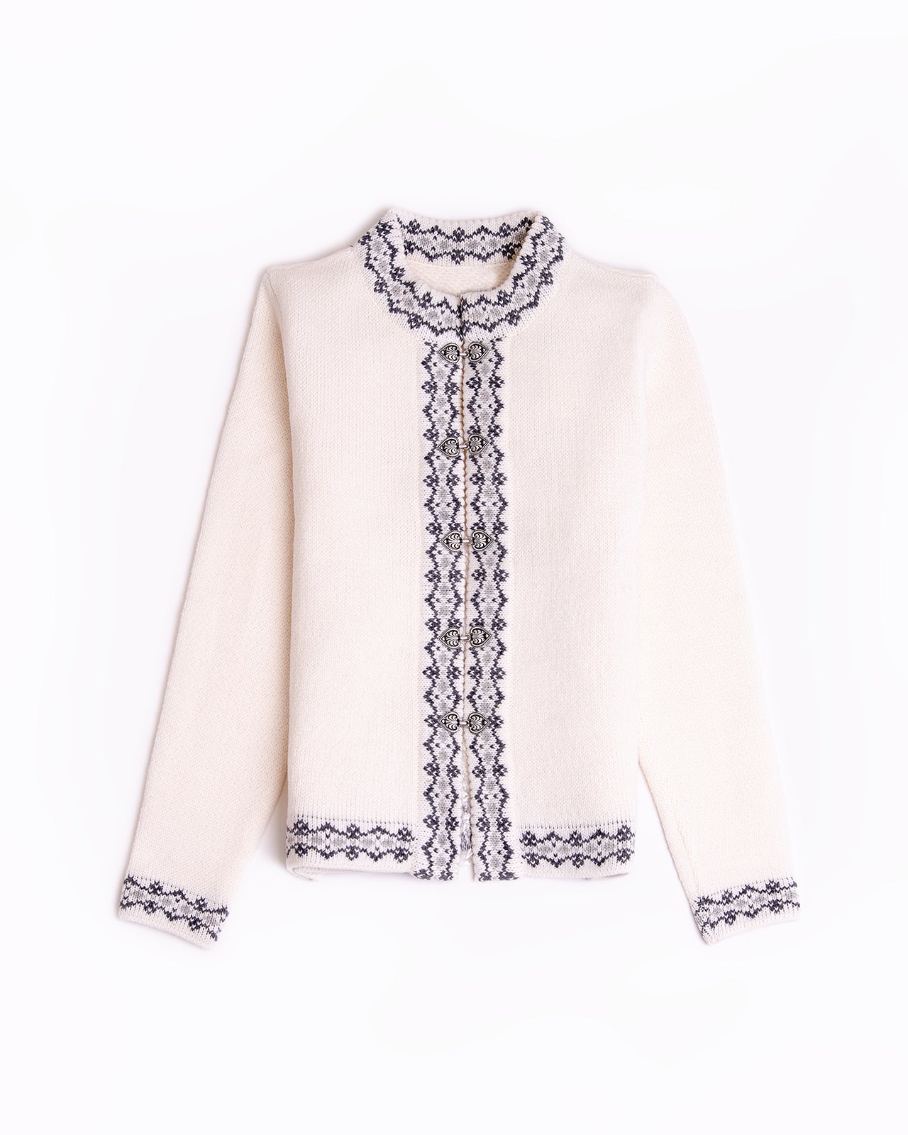 white wool cardigan for women