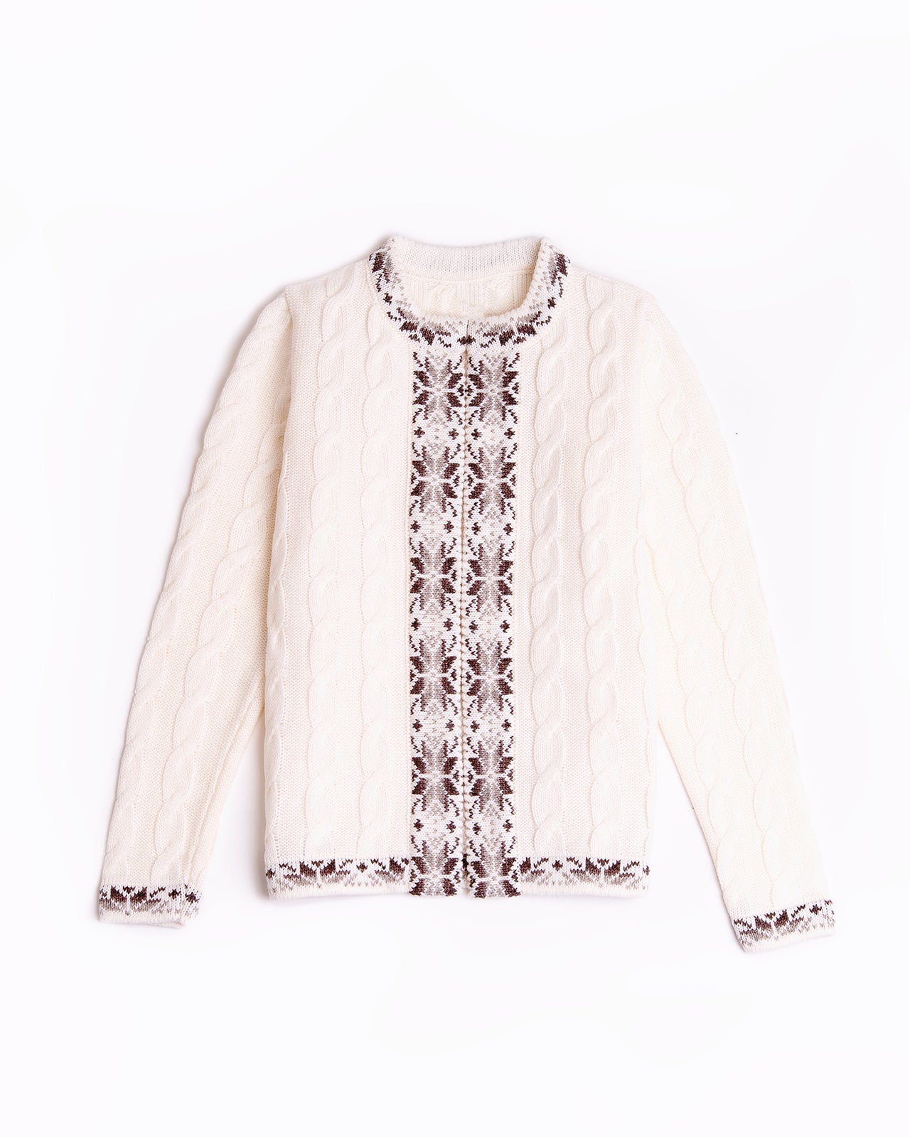 short wool cardigan white