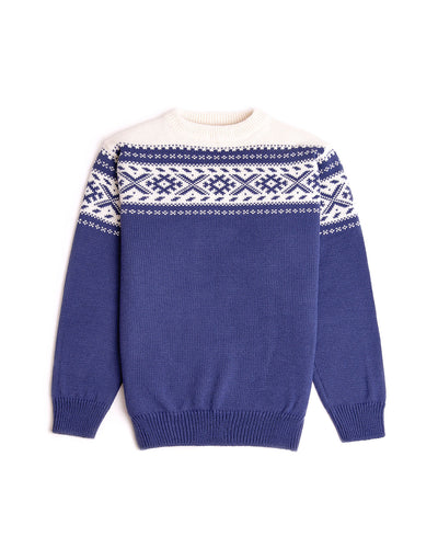 Nordic men's round neck sweater