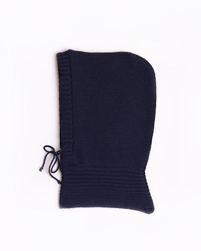 Wool knitted balaclava hood