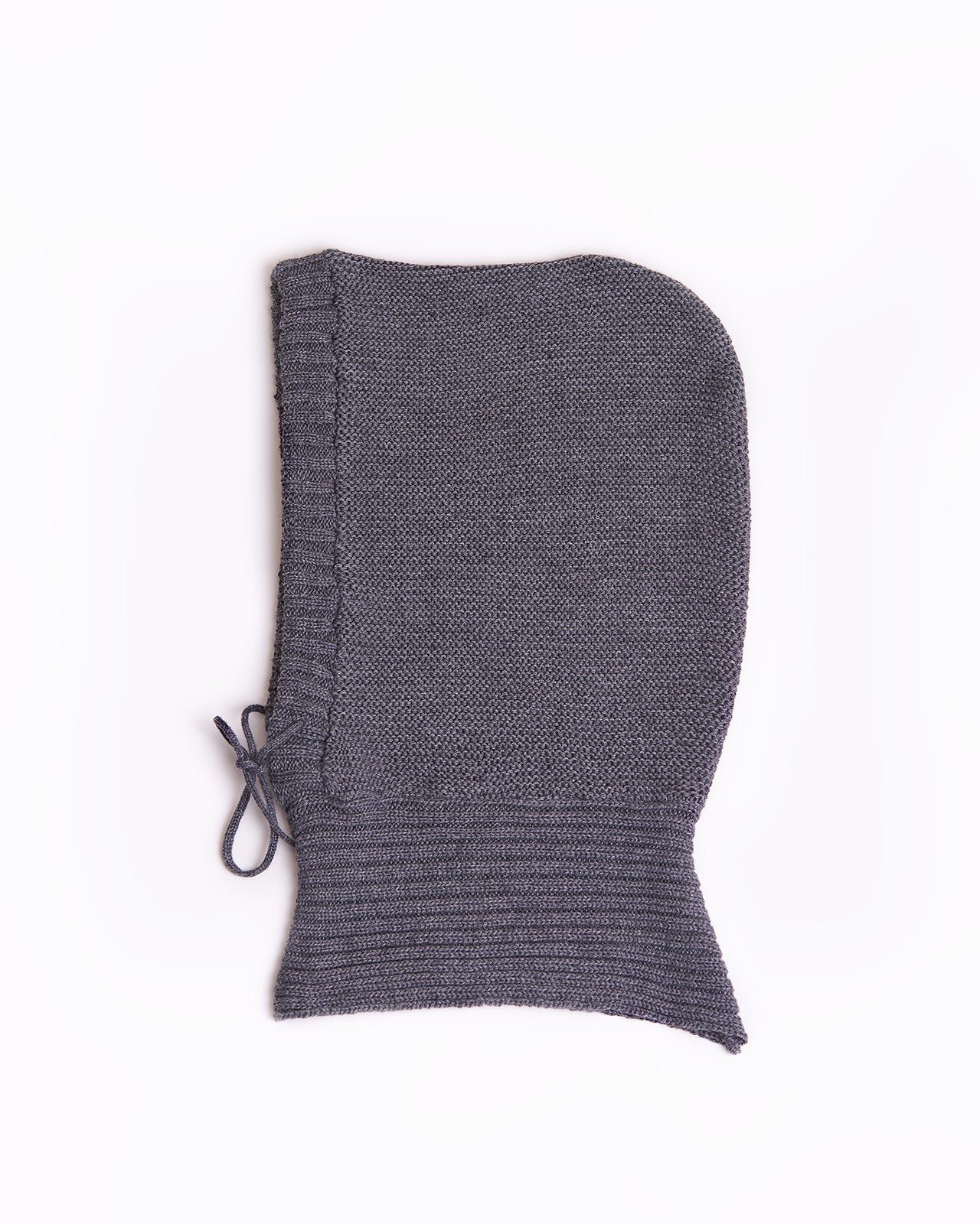 Wool knitted balaclava hood