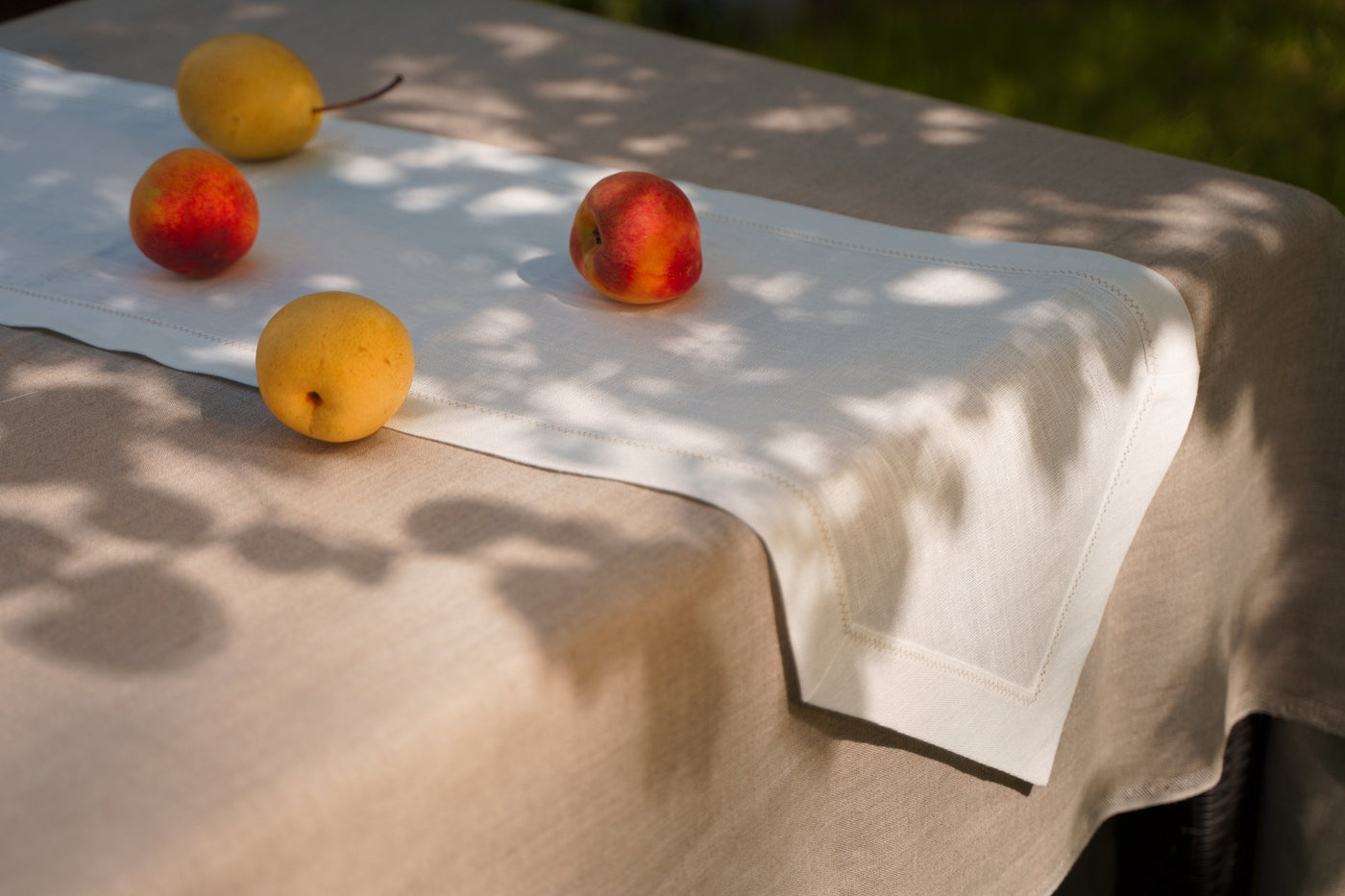 White linen table runner - Natural Style Estonia