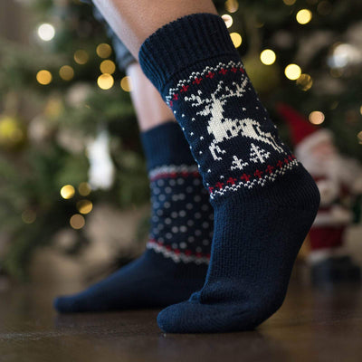 Reindeer woolen socks - Natural Style Estonia