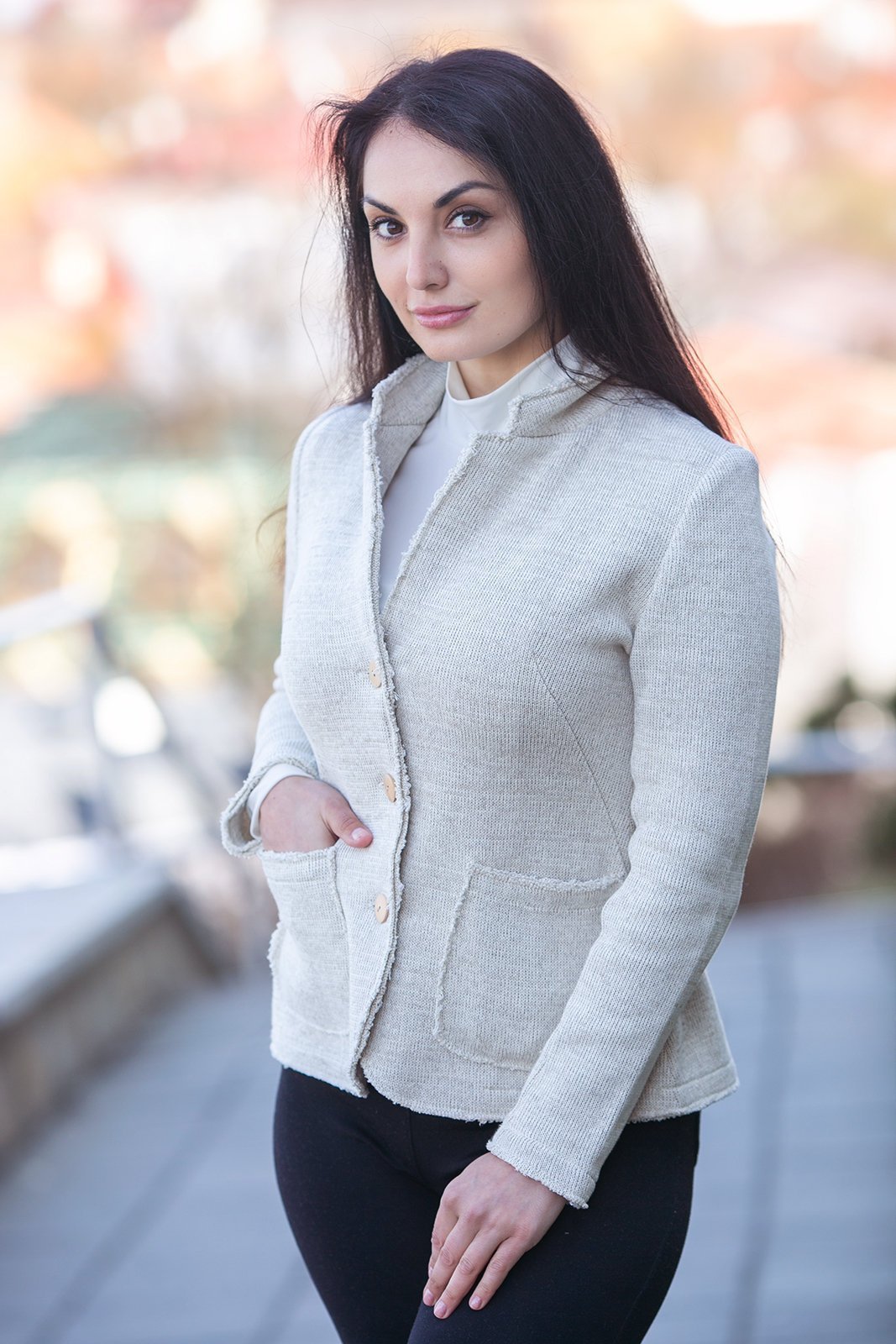 Simuna women's linen jacket FOLC