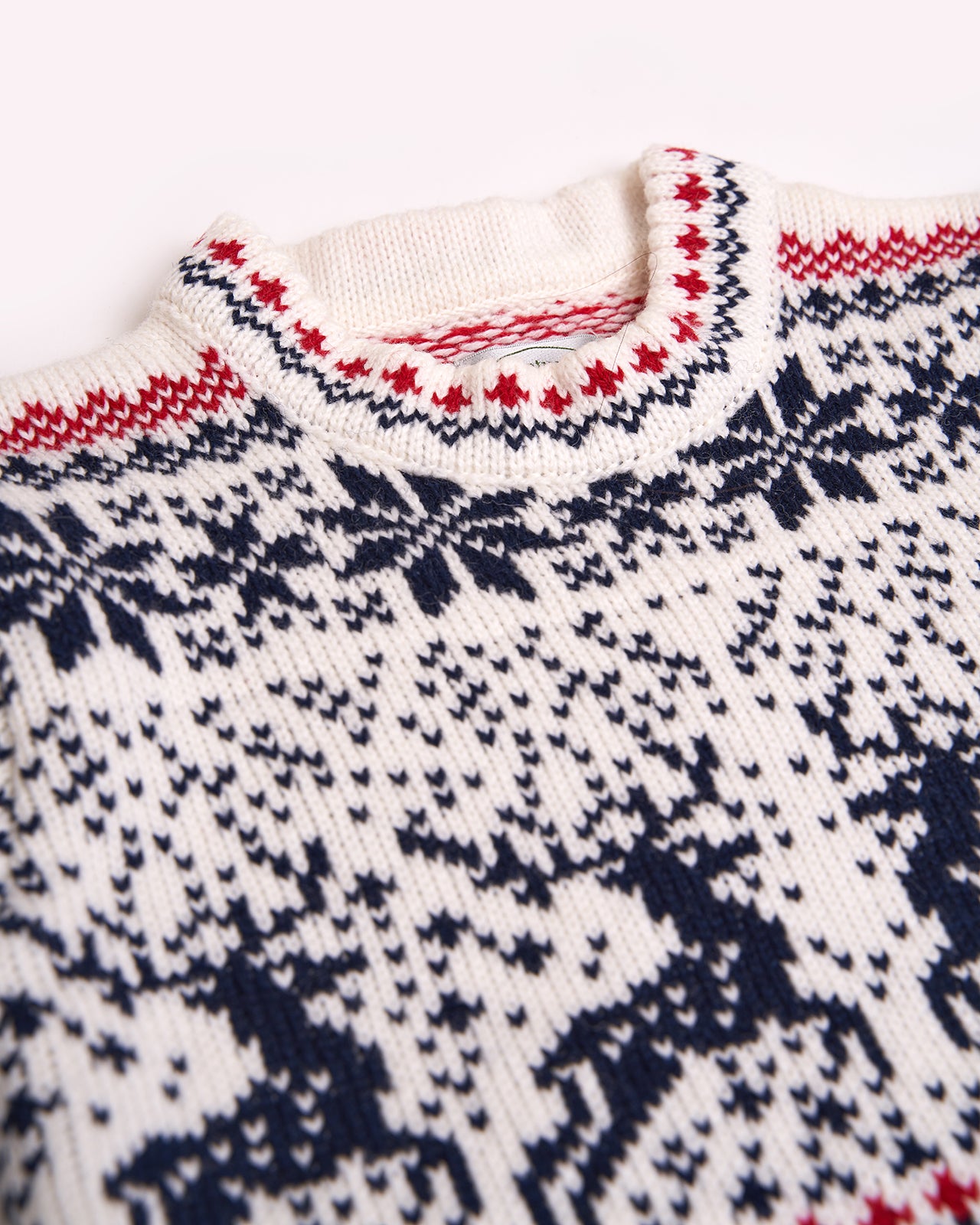 Reindeer kid's round sweater